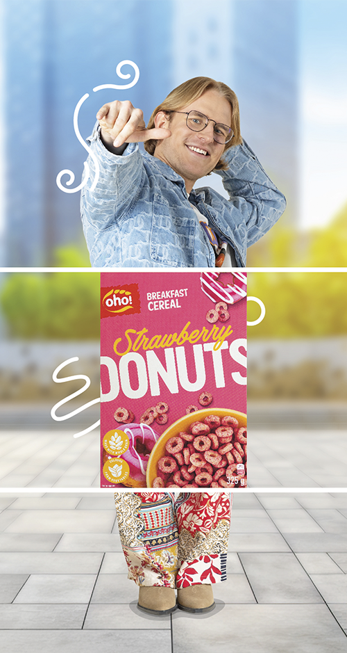 Strawberry donuts